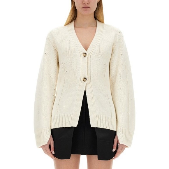 Helmut Lang Tailored Cardigan With Deep V-Neckline - NWT